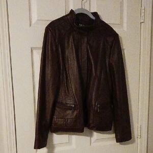 a.n.a Genuine Lambskin Leather Jacket